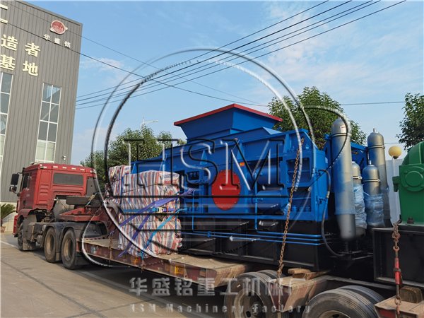 2PG1800x1000型全液壓對輥制砂機發往重慶江北區